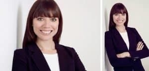 Zwei verschiedene Bewerbungsbilder aus dem Fotostudio Thomas.
